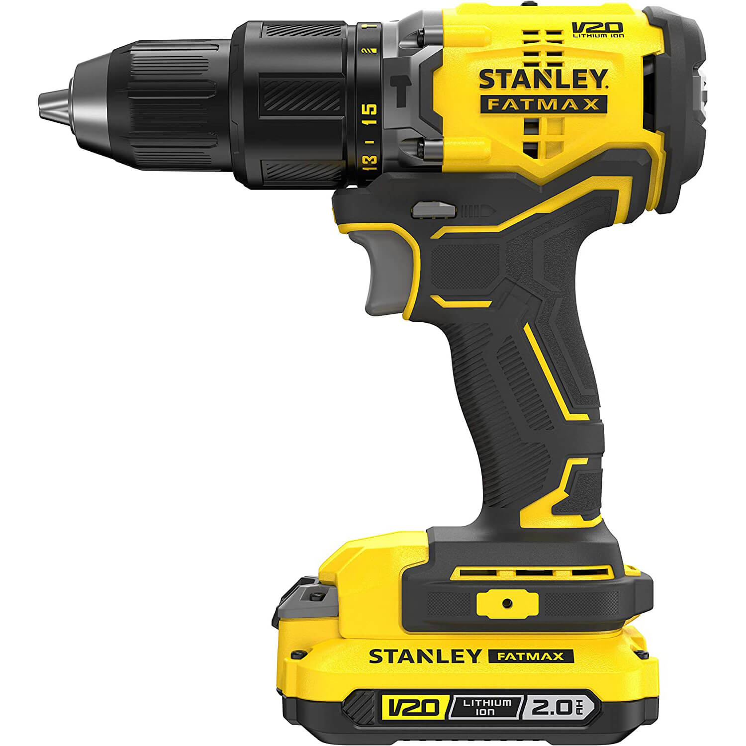 Дрель-шуруповерт аккумуляторная бесщеточная ударная STANLEY FATMAX SFMCD715D2K