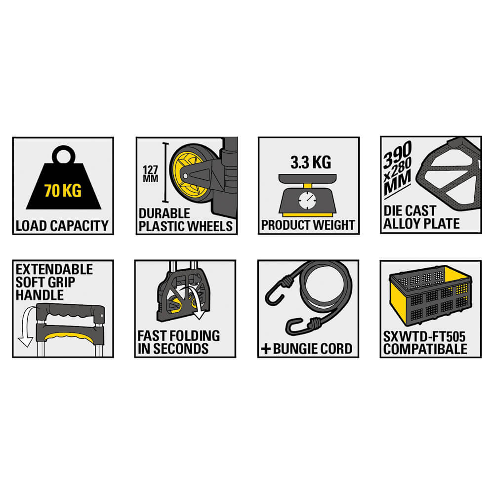 Тележка грузовая складная STANLEY SXWT-FT501