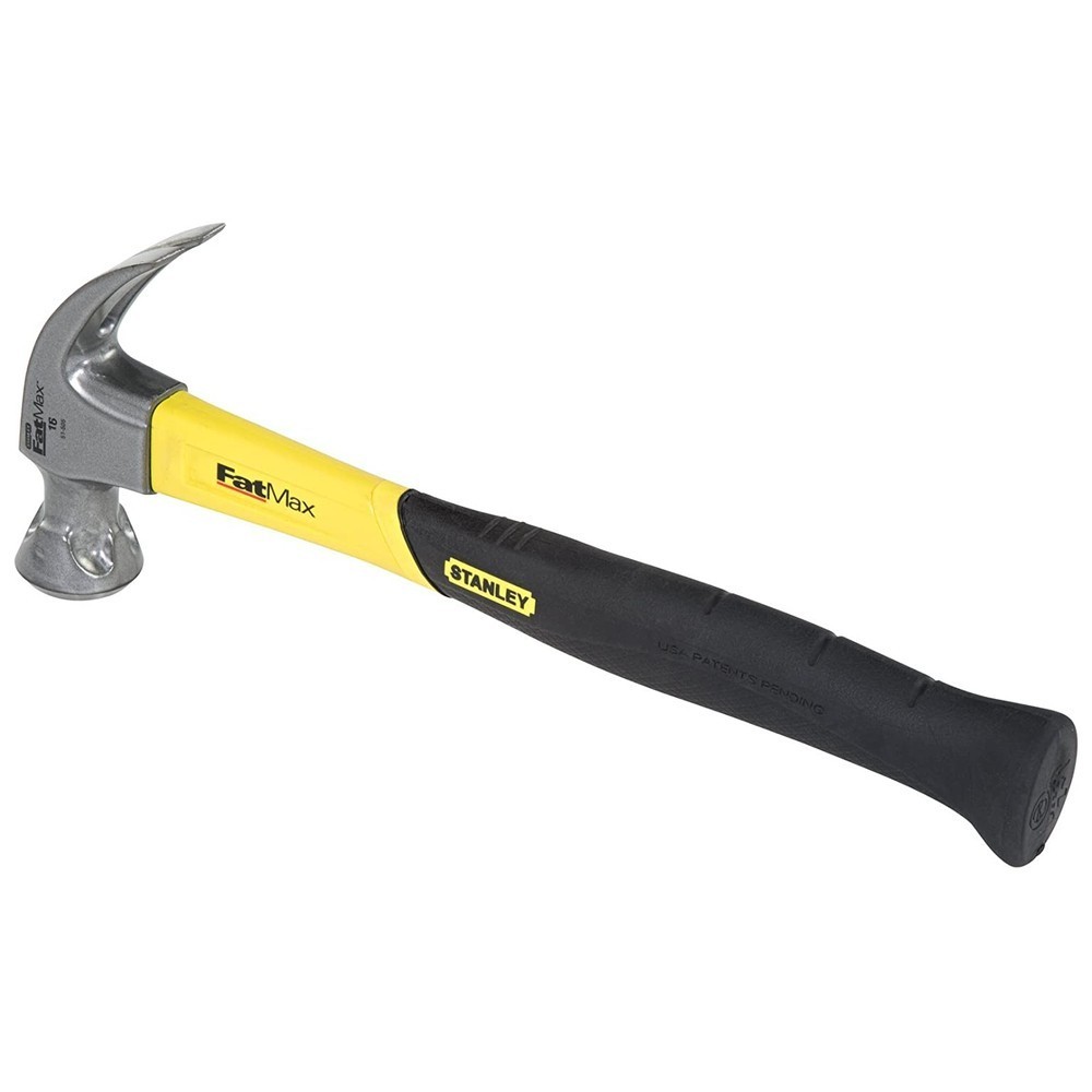Молоток Graphite Curve Claw с весом головки 450 г, с загнутым гвоздодером STANLEY 1-51-505