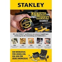 Рулетка измерительная FatMax Blade Armorдлиной 8 м, шириной 32 мм, магнитная STANLEY FMHT0-33868