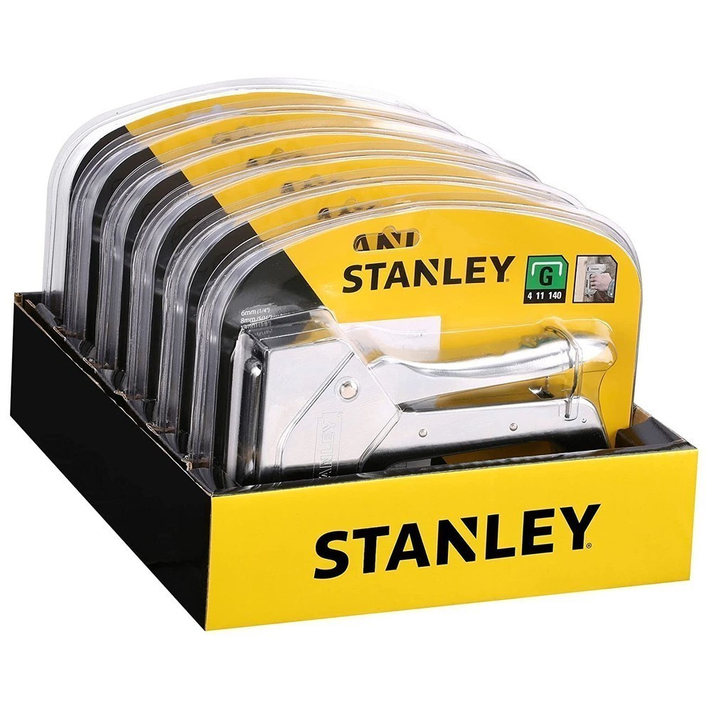 Степлер OPP Heavy Duty для скоб типа G высотой: 6, 8, 10, 12, 14 мм STANLEY 6-TR110