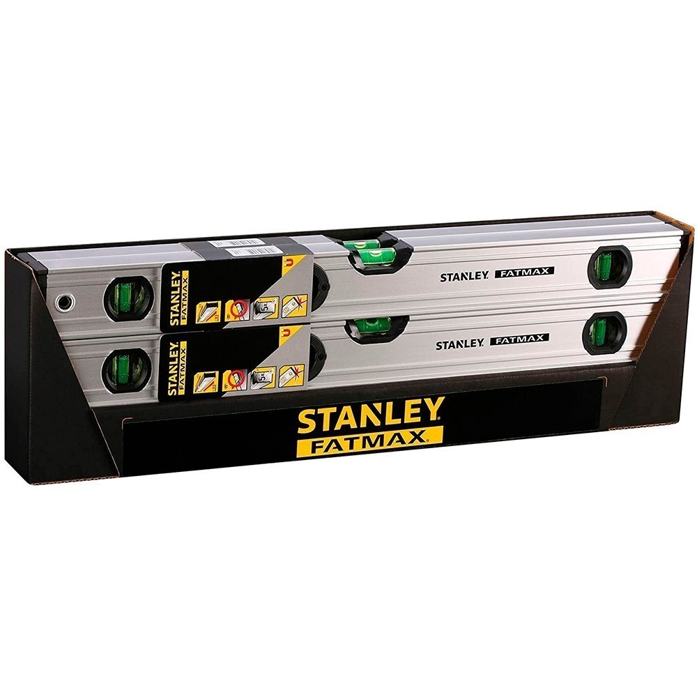 Уровень FatMax® XTREME ™ алюминиевый длиной 600 мм с тремя капсулами и магнитами STANLEY 0-43-625