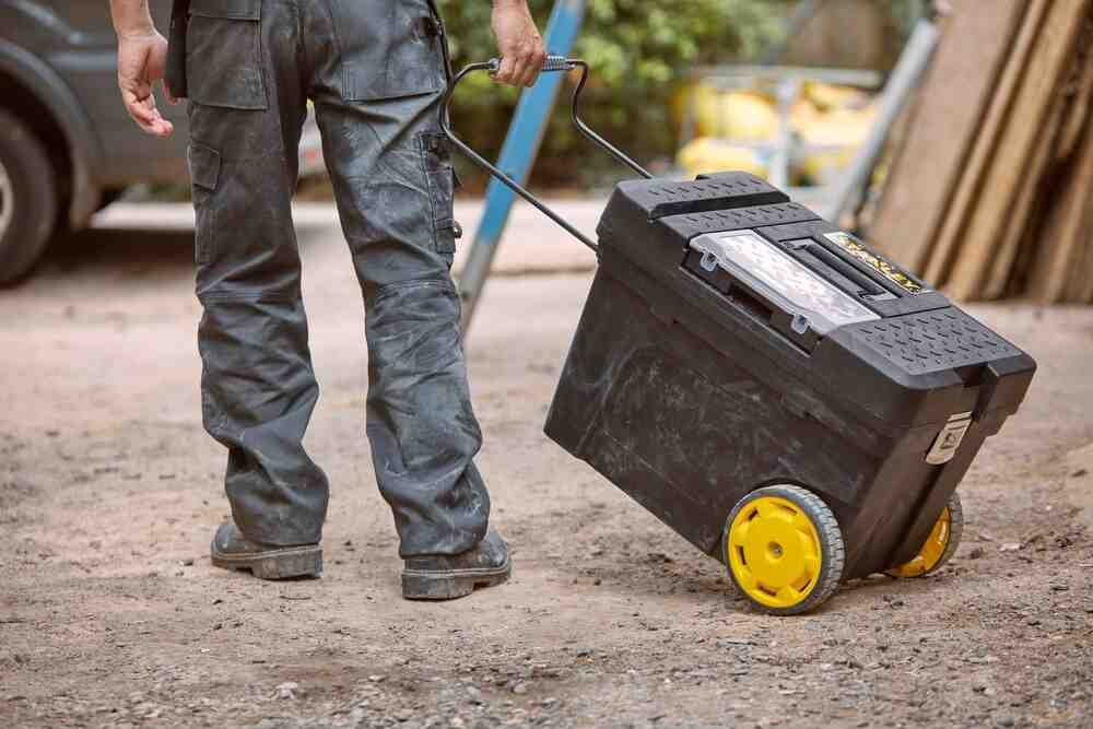 Ящик Fatmax Mobile Contractor Chest, размеры 603 x375x430 мм, с колесами STANLEY 1-97-503